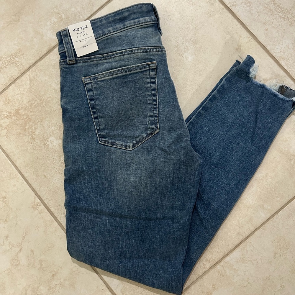 Lucky Brand Ava Skinny Mid Rise Jeans